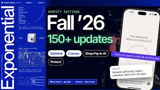Shopify Fall ’26 Edition Explained: 150+ Updates for Merchants (Sidekick, Canvas, AI Agents)