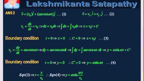 vDo QA Projectile Motion 1 / IIT JEE Physics / Lakshmikanta Satapathy