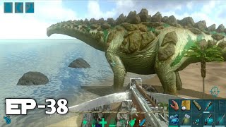 Ark Mobile Double Titanosaur Hunting | How To Kill Titanosaur | Redwood Hardcore-Brutal (Ep- 38)