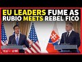 Rubio Meets Pro-Trump EU Leader Robert Fico After Munich Clash With European Allies