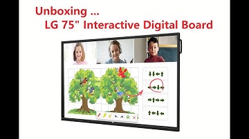 LG 75" Interactive Digital Board