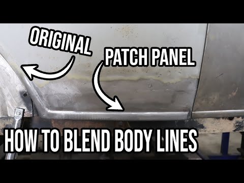 How To Blend Patch Panels Into Factory Body Lines - 1930 Ford Model A