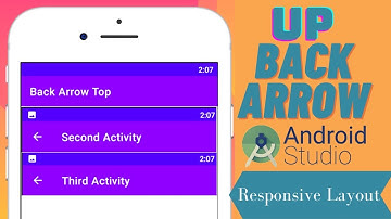 Back button android studio-Up back Arrow android studio