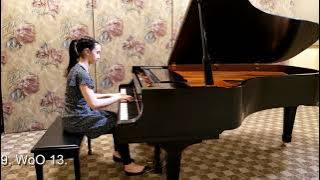 Beethoven. German Dance in E flat, No. 9, WoO 13. performed by Isabella Masone