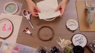 Framing Embroidery Hoops