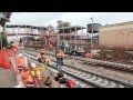 Sunbury Electrification Project timelapse