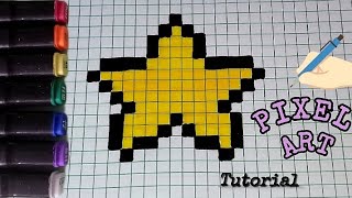 Star Pixel Art - How To Draw Star