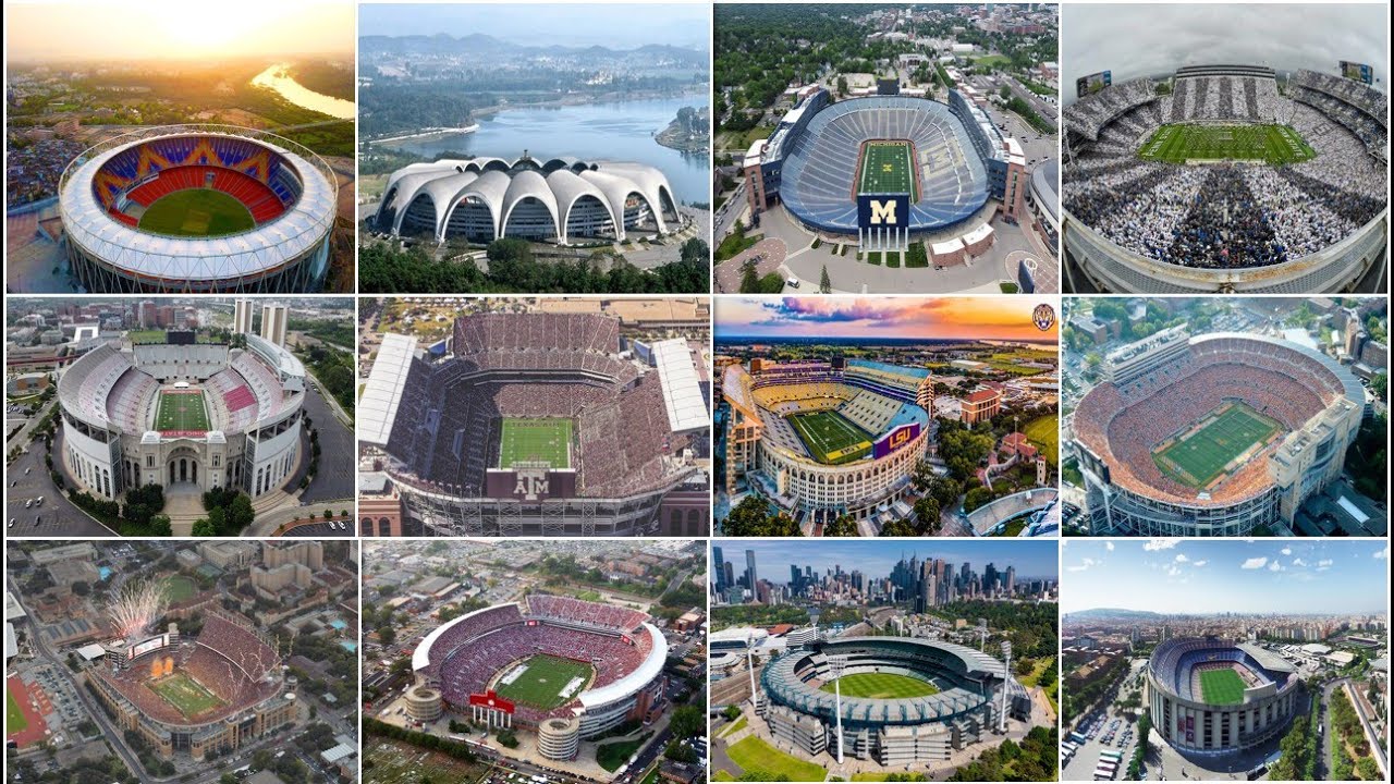 Top 100 Biggest Football Stadium by Capacity in the World 2026