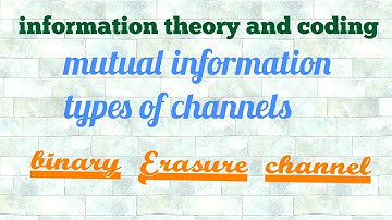 Binary Erasure channel in mutual information