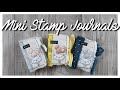 MINI STAMP JOURNAL de TELA con Rotuladores CHAMELEON y WAFFLE FLOWER STAMP