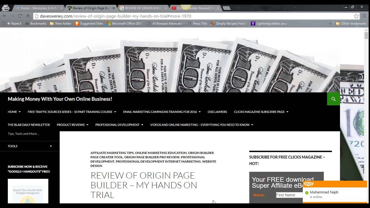 Origin Builder Page Creation Tool Review Demo YouTube