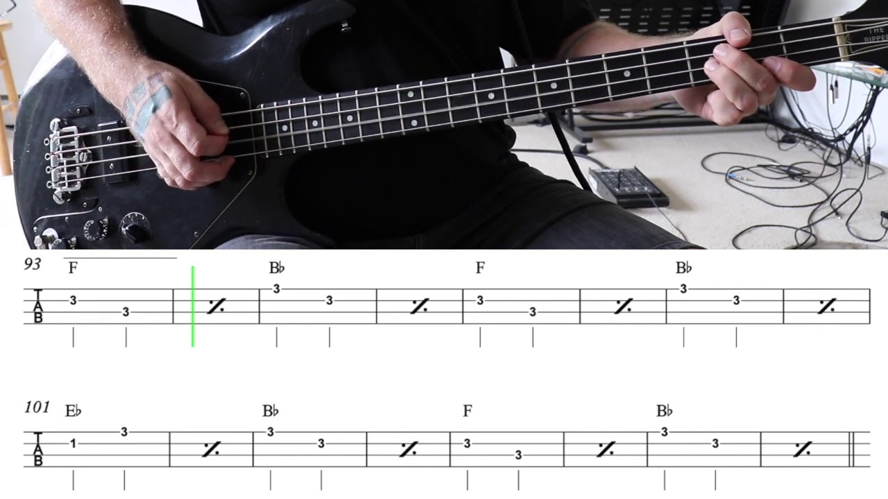 I Walk The Line  - Whole Song Play Thru With Bass Tab!  Link To Tab Below!