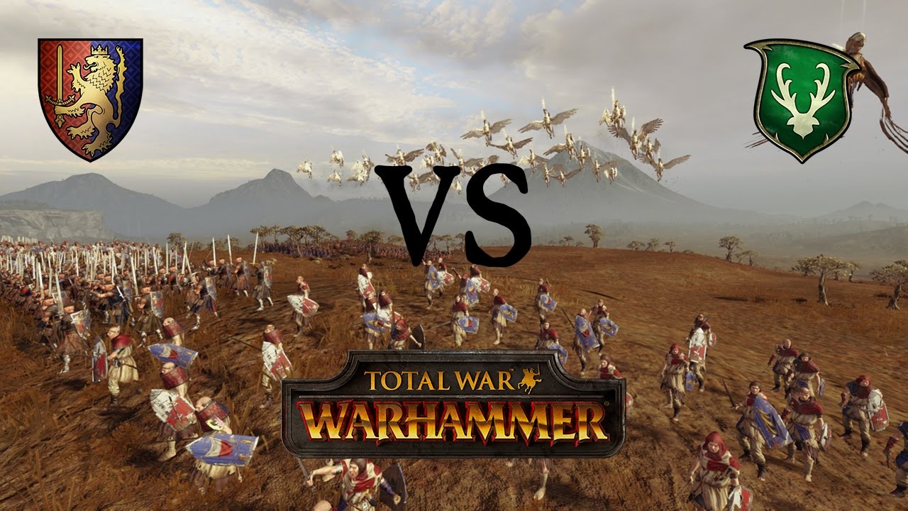 Total War Warhammer Online Livecast 7 Bretonnia vs Wood Elves YouTube