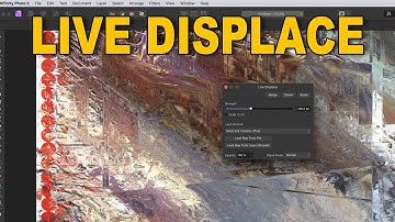 Affinity Photo 2 : Live DISPLACE Effect New Feature - Displacement Maps / Distortions HOW TO