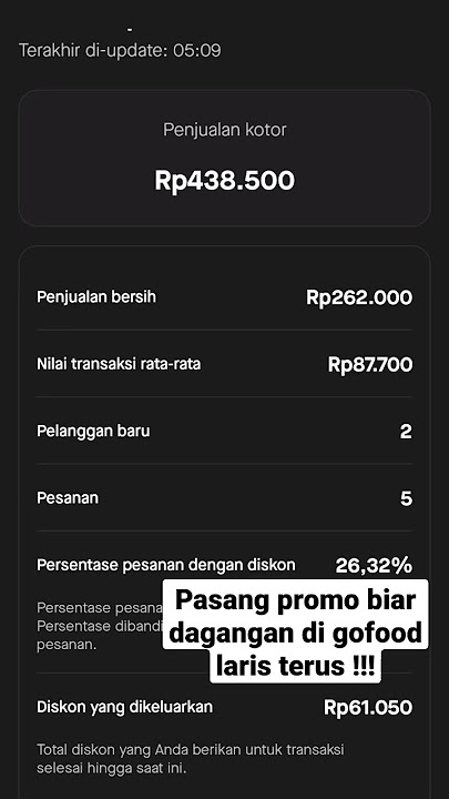 GACOR PASANG PROMO BUAT JUALAN DI GOFOOD !!! #shorts #gofood #gojek #kuliner