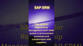 SAP SRM