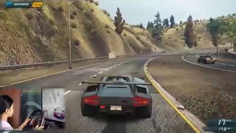 Need for speed : Most Wanted | PC game | Logitech G27 Racing Wheel part 2