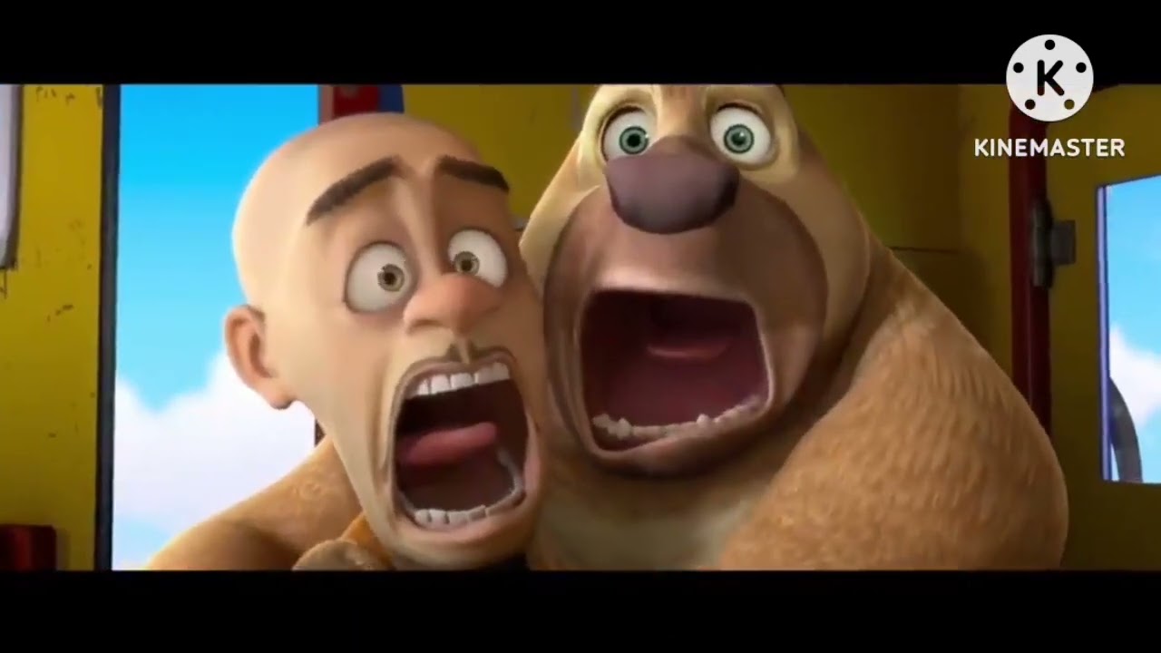 Boonie Bears The Big Top Secret - Train Crash Sparta Mario Kart Remix