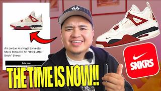 SNKRS APP IS ALIVE! NIGEL SYLVESTER JORDAN 4 BRICK AFTER BRICK SOON!