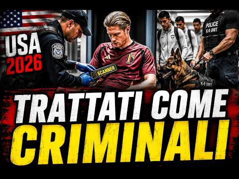 Video MONDIALI USA 2026: CANI ANTIDROGA E INTERROGATORI AI CALCIATORI!