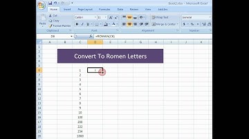 How To Convert Decimal To Roman Numeral In Excel