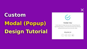 How To Create Custom Modal (Popup) with HTML CSS and Jquery in Hindi. Create a Modal Box In Website.