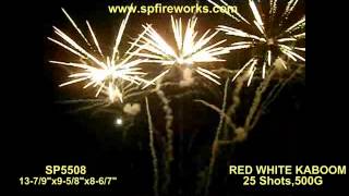 SP5508 RED WHITE KABOOM