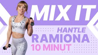 SZYBKI TRENING NA RAMIONA Z HANTLAMI | 10 MINUT ⌛ |  MIX IT | Codziennie Fit