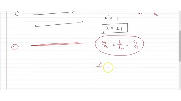 for which value `(s)` at `lambda,` denotes the pair of linear equations `lambdax+y=lambda^2 an