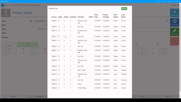 Customer Action Screen | Enlite POS | Dry Cleaning POS