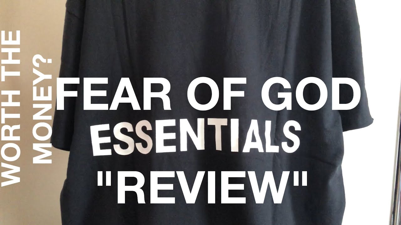 のロゴです FEAR OF GOD - M)Fear Of God Essentials Boxy Logoフーディ3Mの通販 by