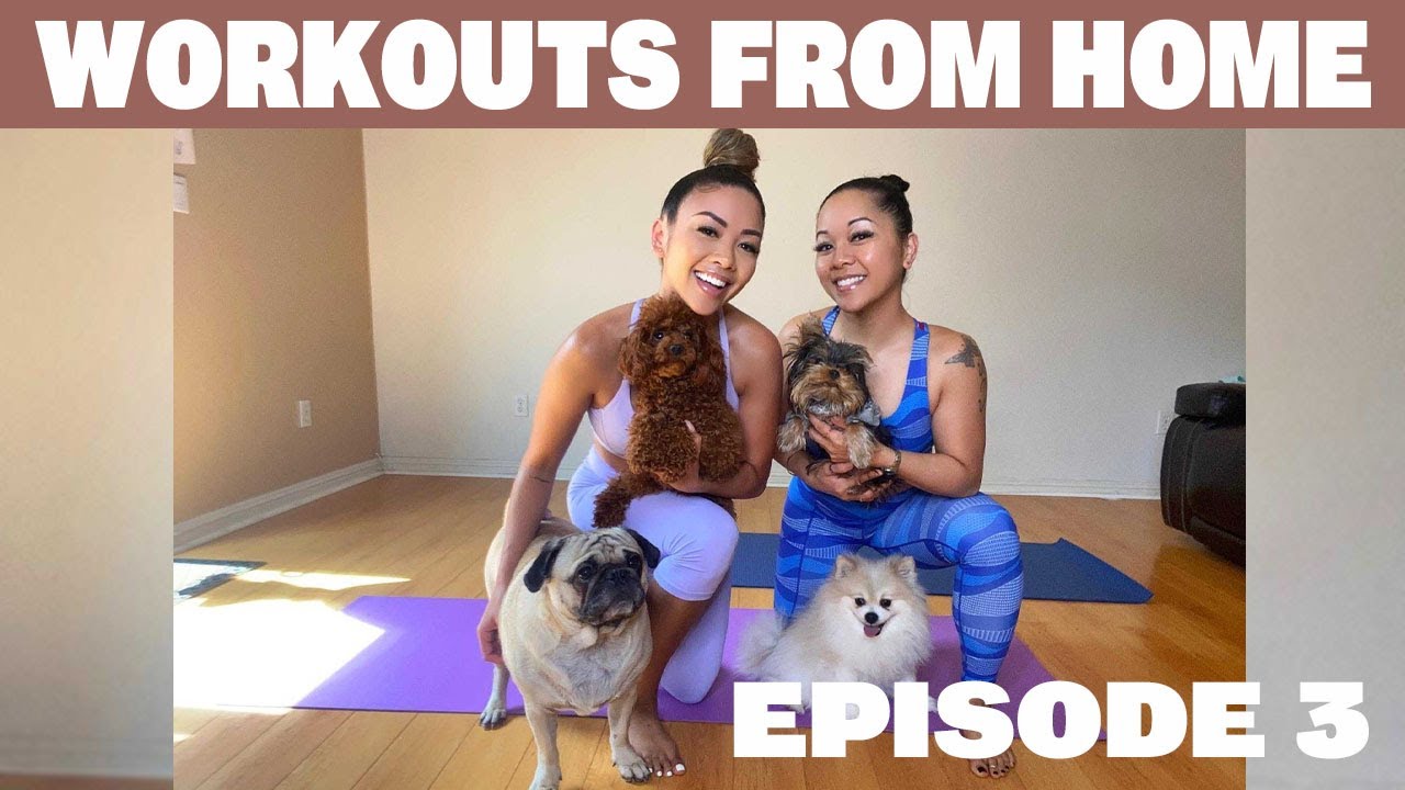 Workouts From Home Ep. 3 (Puppies &amp; Abs) Liane V YouTube