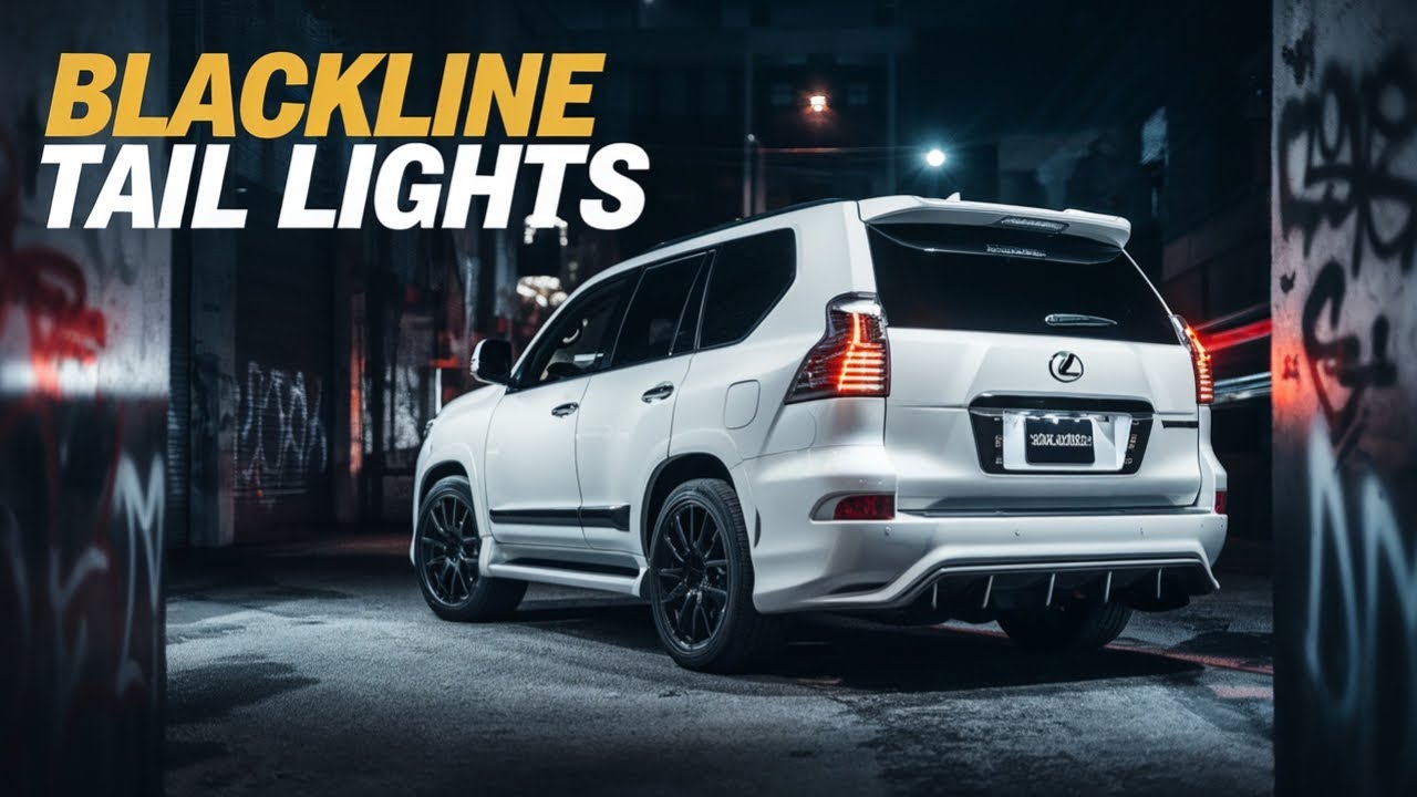 Почему стоит подождать модернизации Lexus GX460 — задние фонари Blackline!