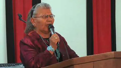 Angela  Begay   Navaho Evangelist   pt 1-2  @  7  ...