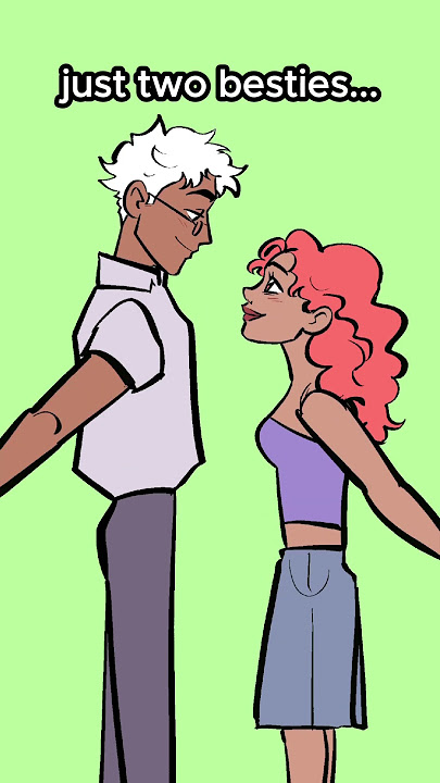 Bestie vibes only... #shorts #webtoon #visualnovel #oc #characterdesign
