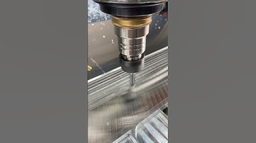 Cuts perfectly at 2mm DOC, 8mm Stepover #shorts  #cncrouter #machineshop