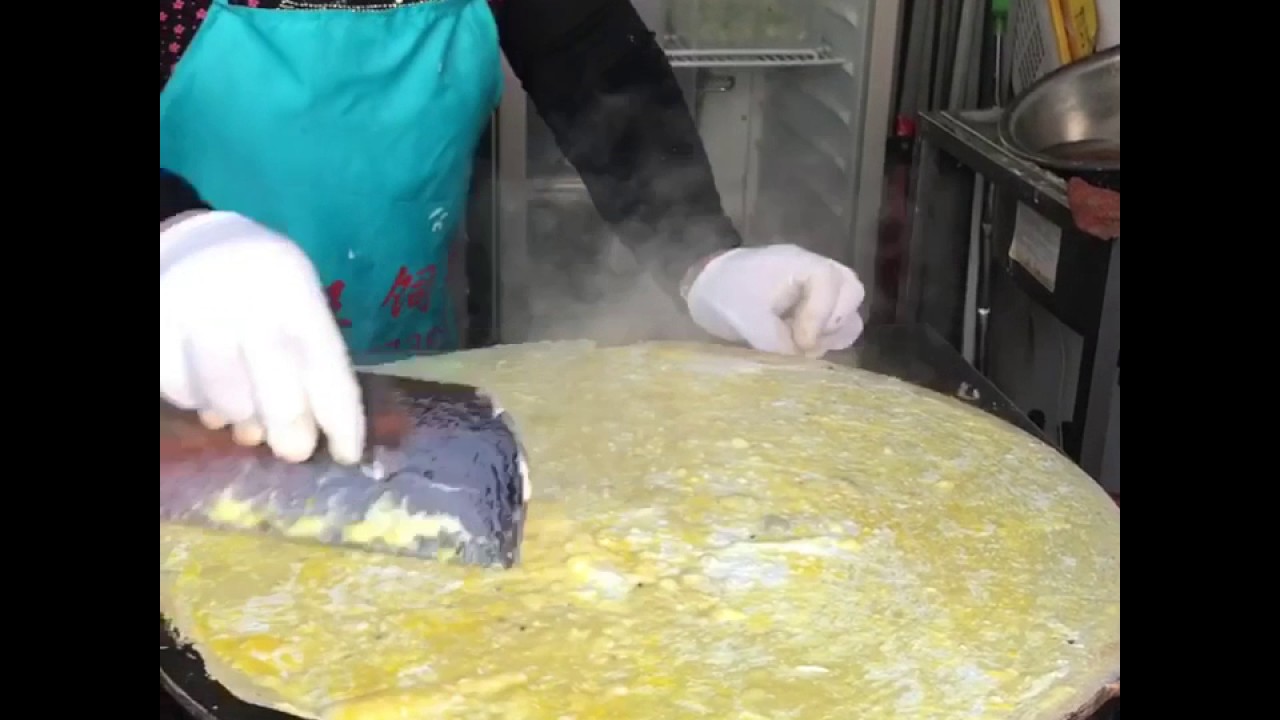 Китайская уличная еда-шаурма.