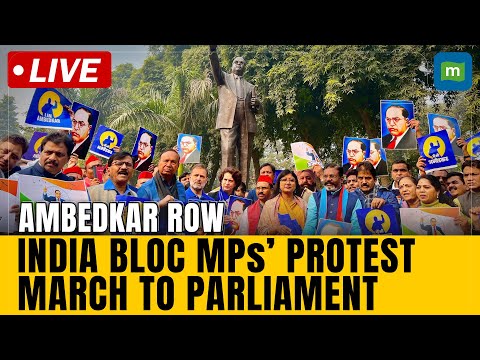 LIVE: INDIA Bloc MPs March to Parliament Demanding Amit Shah's Apology Over Ambedkar Remarks Episode cover