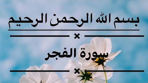 Surah-Al-Fajr| سورة الفجر | surat-ul-Fajr kamil #surah #fajr #tilawat #asr #rashidi313