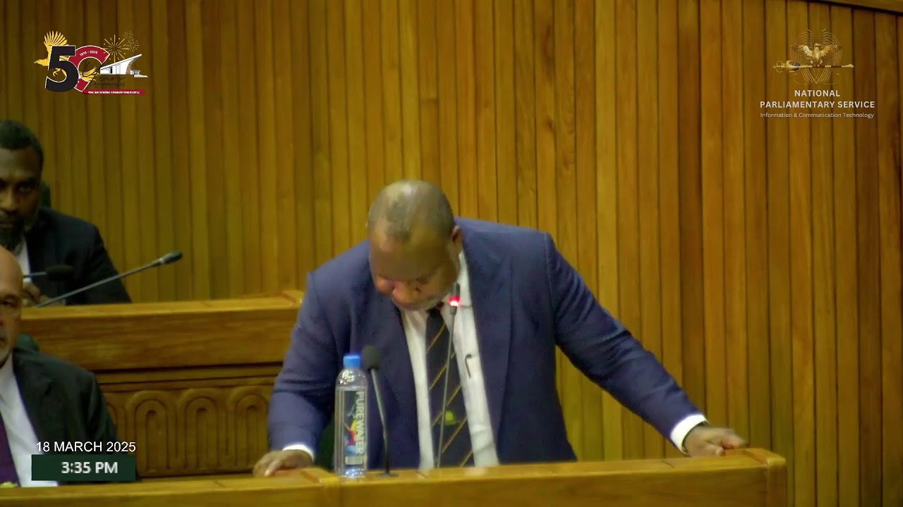 NATIONAL PARLIAMENT SITTING | 18th March, 2025 (DAY 5)