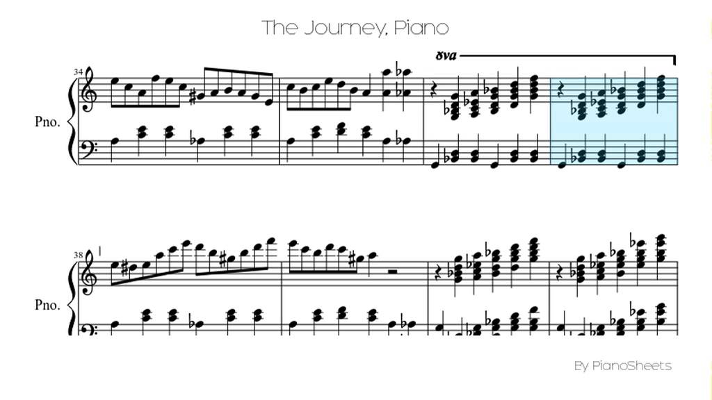 journey piano solo