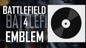 Battlefield 4 / BF4 LP Record Emblem Tutorial
