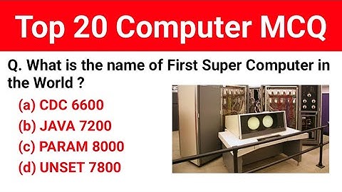 Top 20 Important Computer MCQ | Important Computer Questions For All Competitive Exams |Computer MCQ