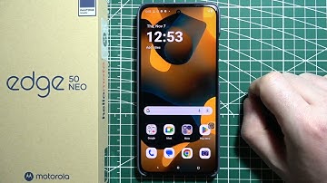 Motorola Edge 50 Neo How to Add Internet Speed Indicator