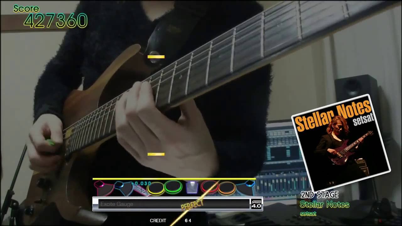 [GITADORA Tri-Boost Drummania] Stellar Notes / setsat  BGA