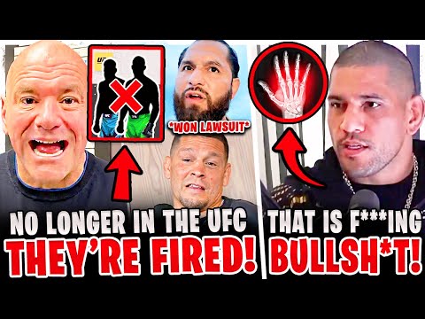 Dana White Removes Multiple Fighters From Ufc! Jorge Masvidal & Nate Diaz Win Huge Lawsuit! Pereira