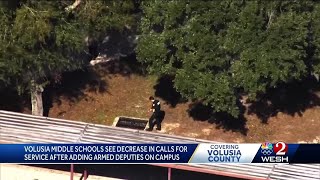 Calls for service down in 7 Volusia County schools after district hires more deputies
