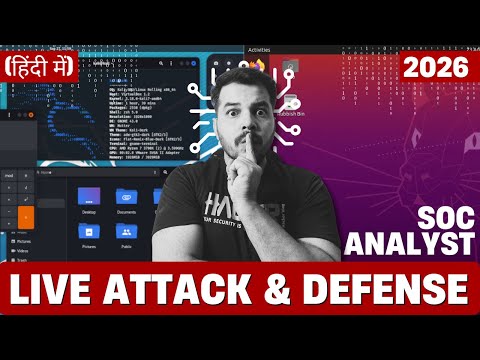 🔴 LIVE Cyber Attack Simulation Hacker vs SOC Analyst (Real-Time Detection) | hacker vlog
