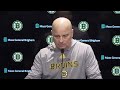 Montgomery Speaks Ahead of Bruins' Matchup vs. Calgary