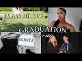 I GRADUATED!! (finally) VLOG/GRWM 2023 + diy grad cap